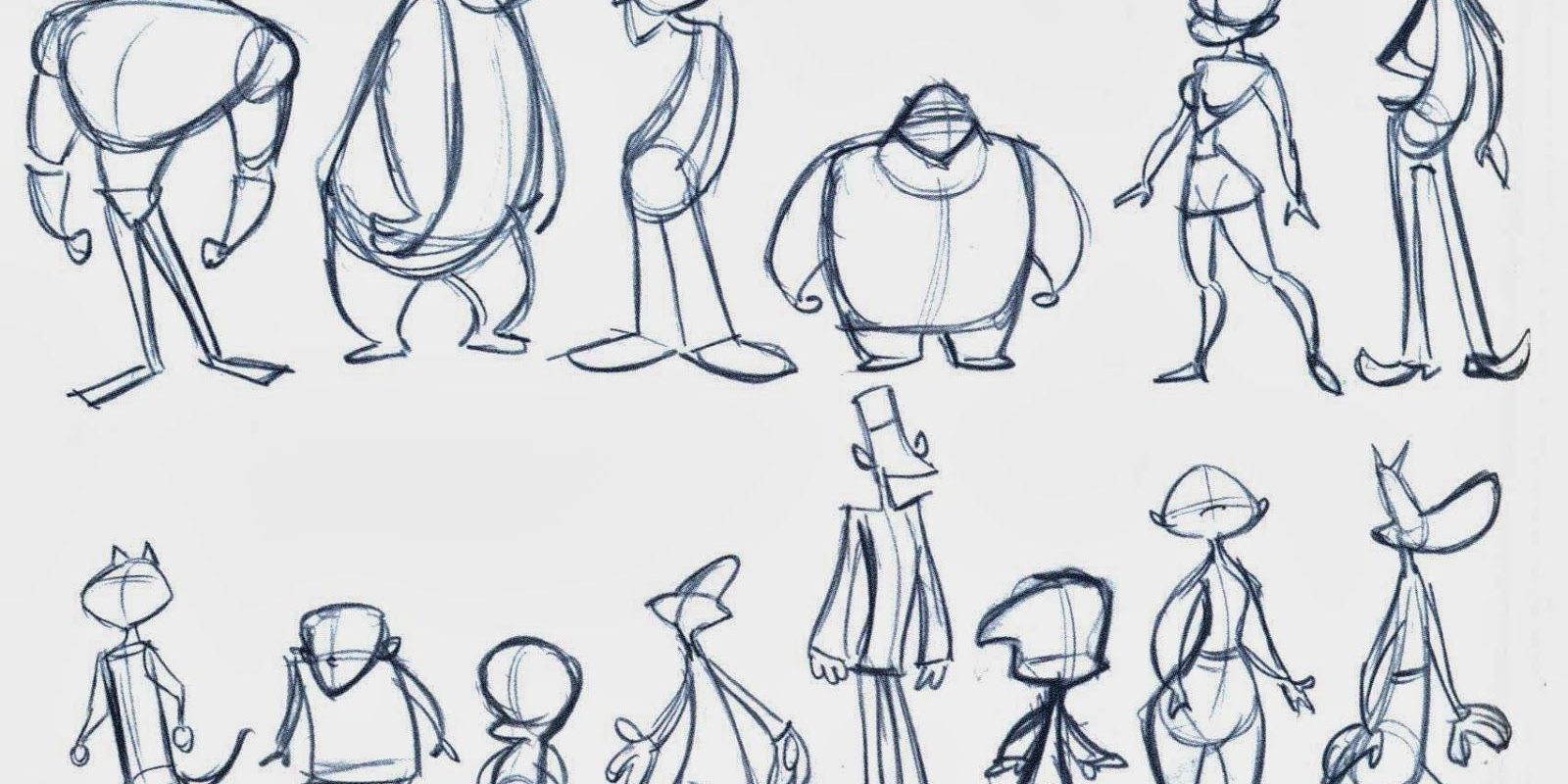 character design rough sketches