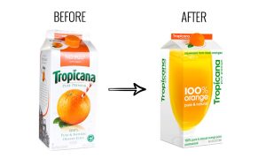error en branding de tropicana en 2009